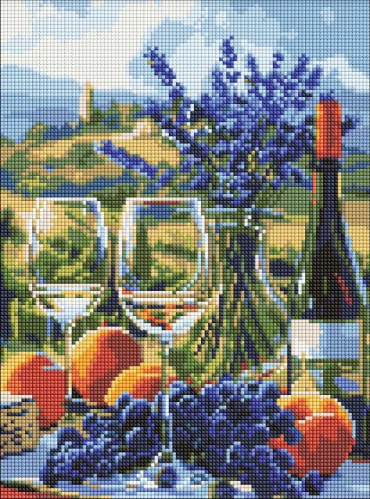 Алмазная живопись Ideyka "Итальянское наслаждение" 30х40 см (AMO8093)