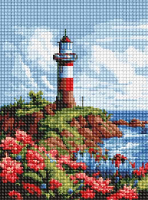 Алмазная живопись Ideyka "Живописный край" 30x40 см (AMO8144)