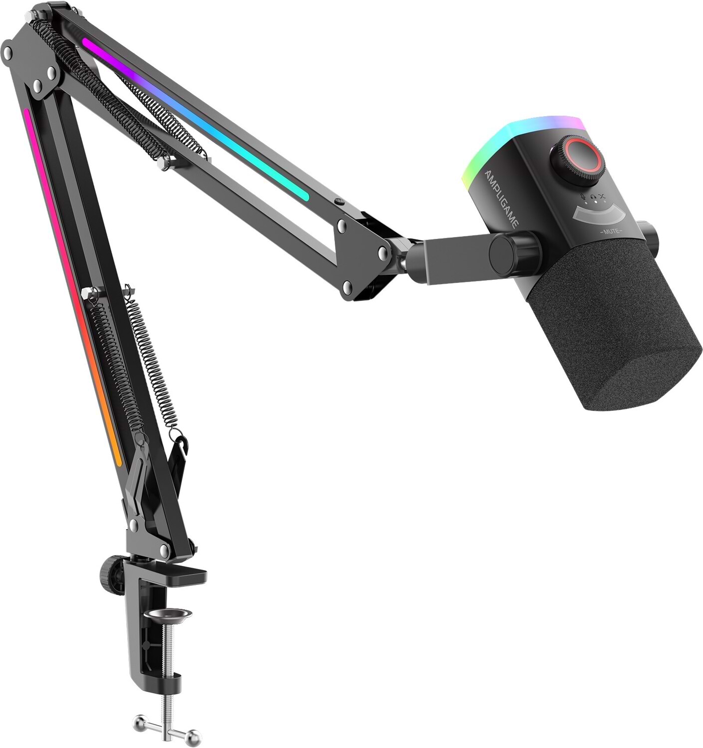 Мікрофон до комп'ютера Fifine AM8PROT USB/XLR Black - Фото 1