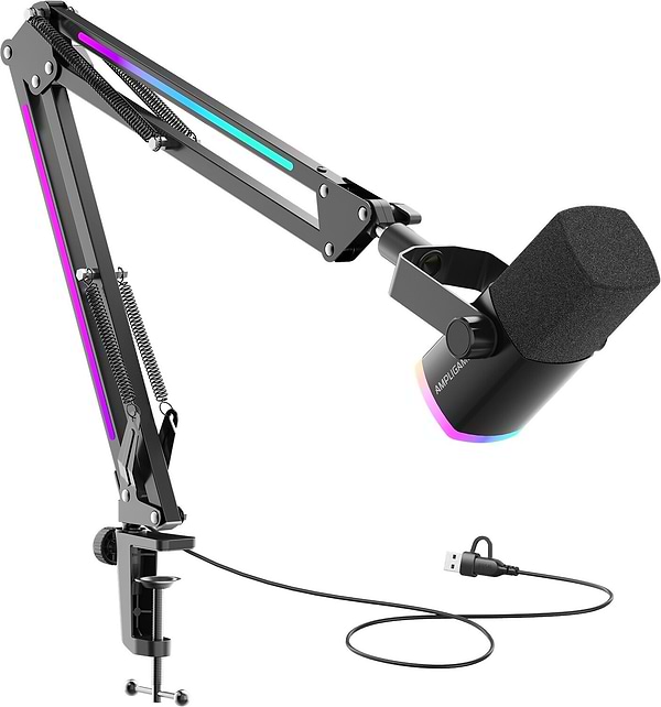 Фото - Микрофон для компьютера проводной Fifine AM8PROT USB/XLR Black