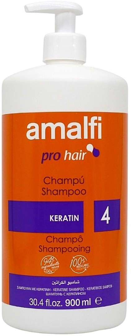 Шампунь жіночий Amalfi Keratin з дозатором 900 мл (ASKD900)
