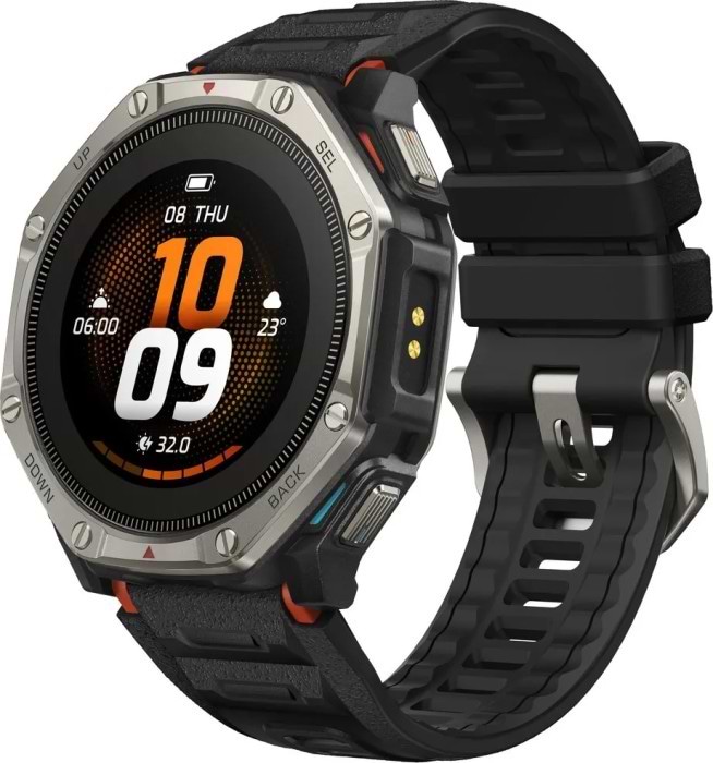 Смарт-годинник Amazfit T-Rex Dual Solar Black (W2570TY1N)