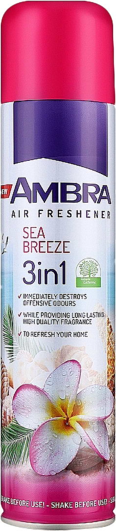 Освіжувач повітря аерозольний Ambra Sea Breeze 300 мл (4770416342310)
