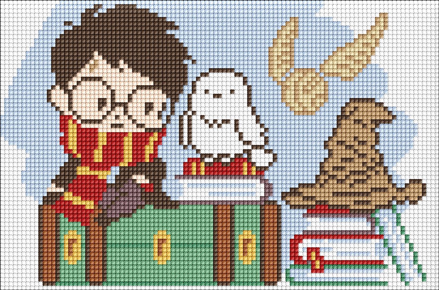 Алмазний живопис Ideyka WB Harry Potter: Подорож Гаррі 20х30см (AMC20510)