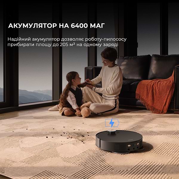 Фото - Робот-пылесос моющий Dreame X50 Ultra Black