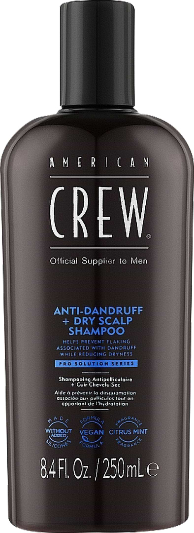 Шампунь мужской American Crew Anti-Dandruff+Dry Scalp Shampoo 250 мл (8432225131887)
