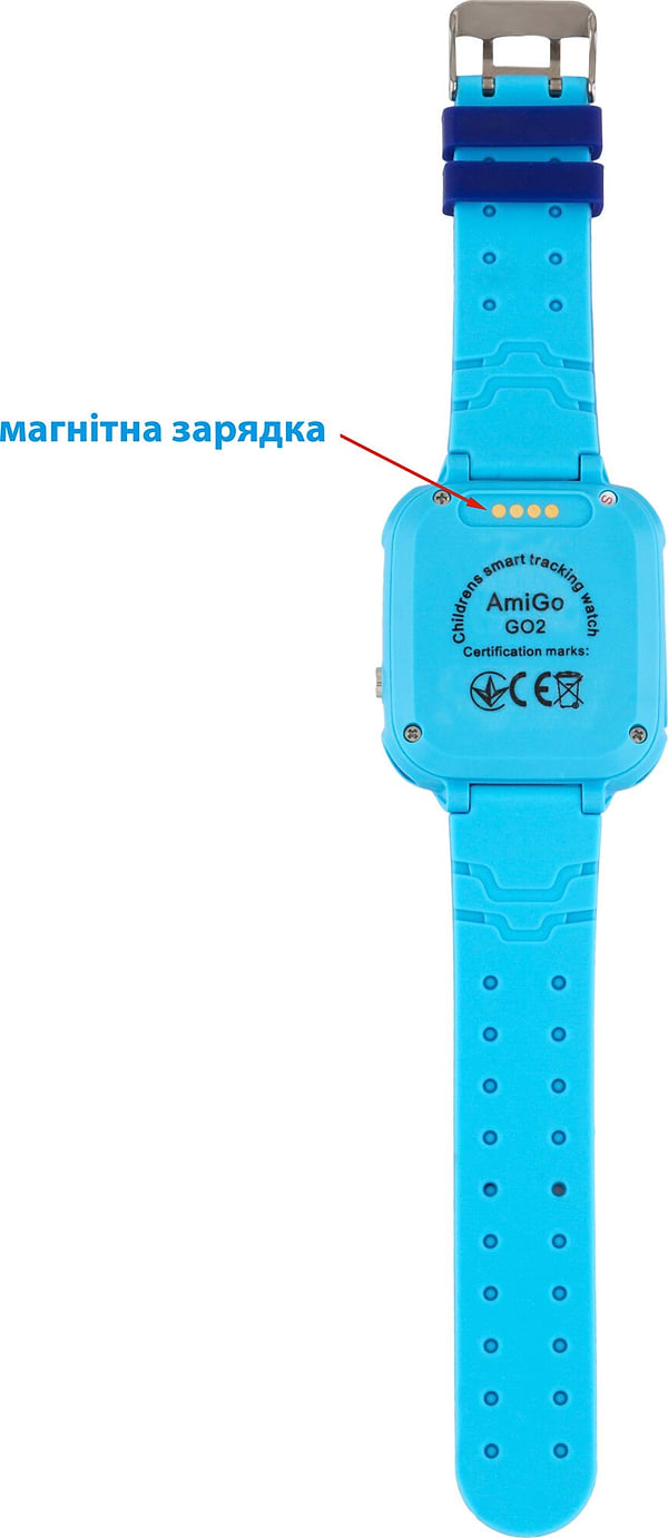Фото - Дитячий годинник AmiGo GO002 Swimming Camera WIFI Blue