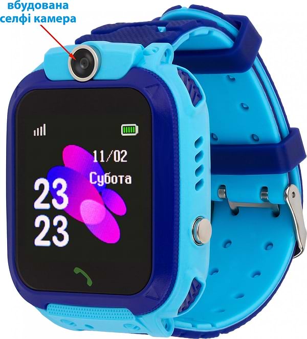 Фото - Дитячий годинник AmiGo GO002 Swimming Camera WIFI Blue