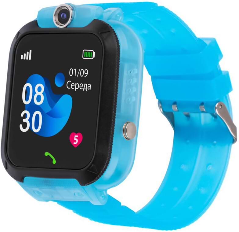 Уценка - Детские часы AmiGo GO007 FLEXI GPS Blue
