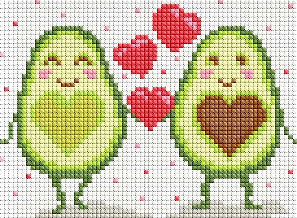 Фото - Алмазная живопись Ideyka Влюбленные половинки 15х20 см (AMM1032) Фото - Алмазная живопись Ideyka Влюбленные половинки 15х20 см (AMM1032)