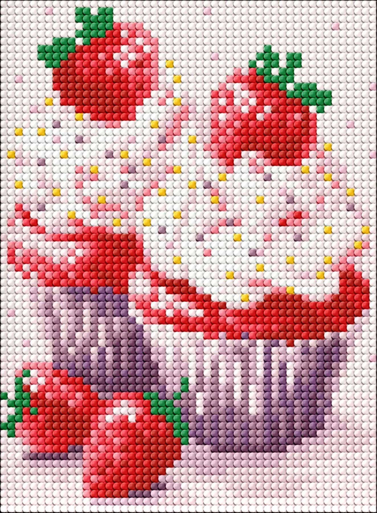 Алмазний живопис Ideyka Апетитний десерт 15х20 см (AMM1041) - Фото 1