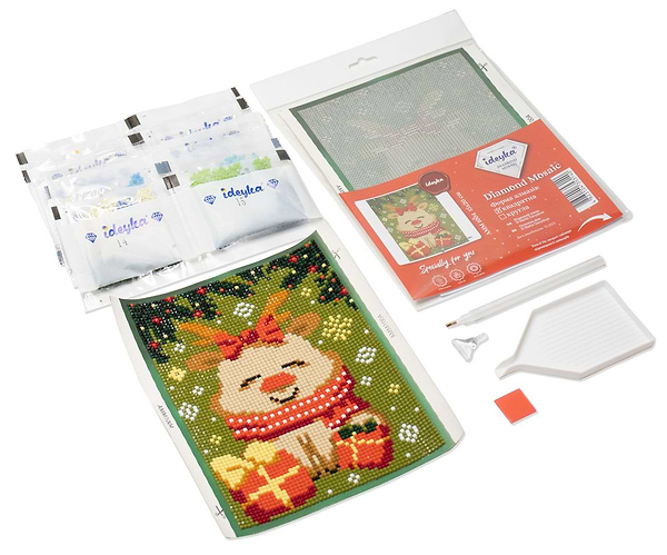 Фото - Алмазная живопись Ideyka Влюбленные половинки 15х20 см (AMM1032)