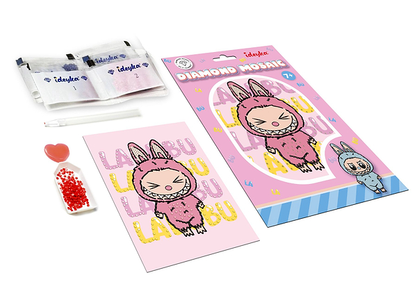 Фото - Алмазная живопись Ideyka Он Лабубу 15x20 см (AMV1228)