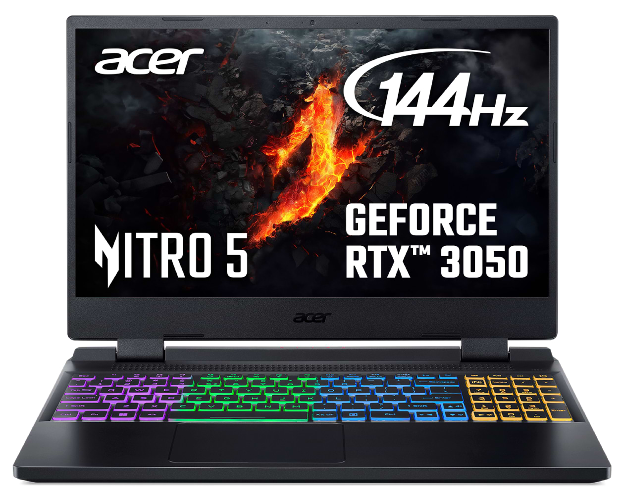 Ноутбук игровой Acer Nitro 5 AN515-58 (NH.QFHEU.004) Obsidian Black - Фото 1