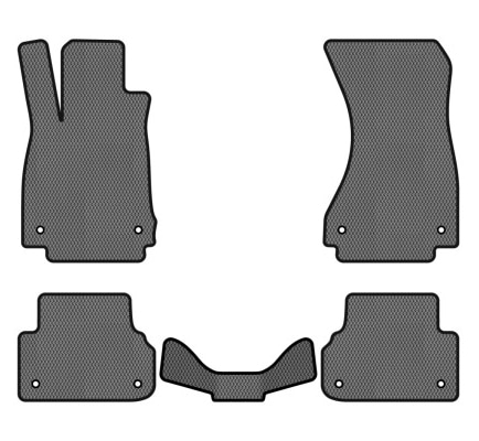 EVA коврики в салон авто EVAtech для A4 (B9) Audi 2015 5 поколение Sedan EU (AU348C5AV8RGB)