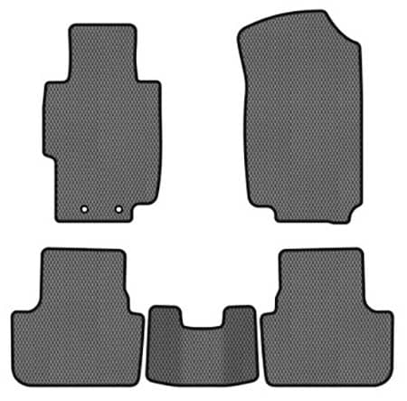 EVA коврики в салон авто EVAtech для Accord AT (Electric seats) Honda 2003-2008 7 поколение Sedan EU HA13173CG5TL2RGB