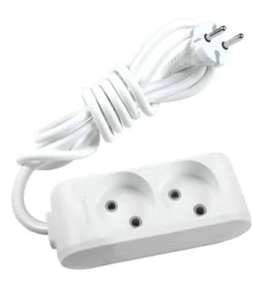 Удлинитель 220В Panasonic 2р 2m (23026) - Фото 1