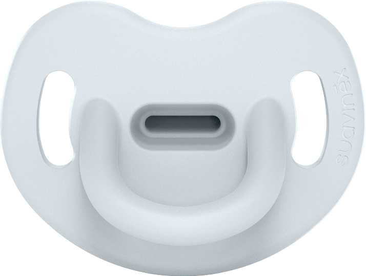 Симетрична пустушка Suavinex анатомічна 0-6 міс. Colour Essence світло-блакитна (308627)