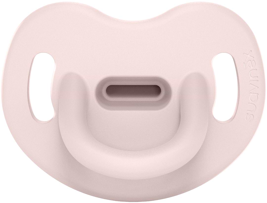 Симметричная пустышка Suavinex 0-6 мес. Colour Essence светло-розовая (308628)