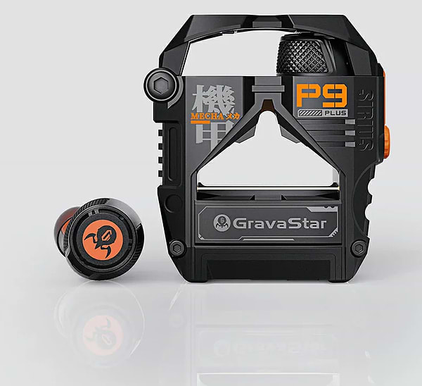 Фото - Навушники вкладиші бездротові TWS GravaStar Sirius Plus Black (GSP9PLUS_BLK)