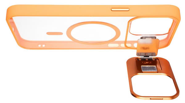 Фото - Чохол для смартфону Gelius Yoga Case Camera stand MagSafe for iPhone 14 Pro Max Flame Orange (98599)