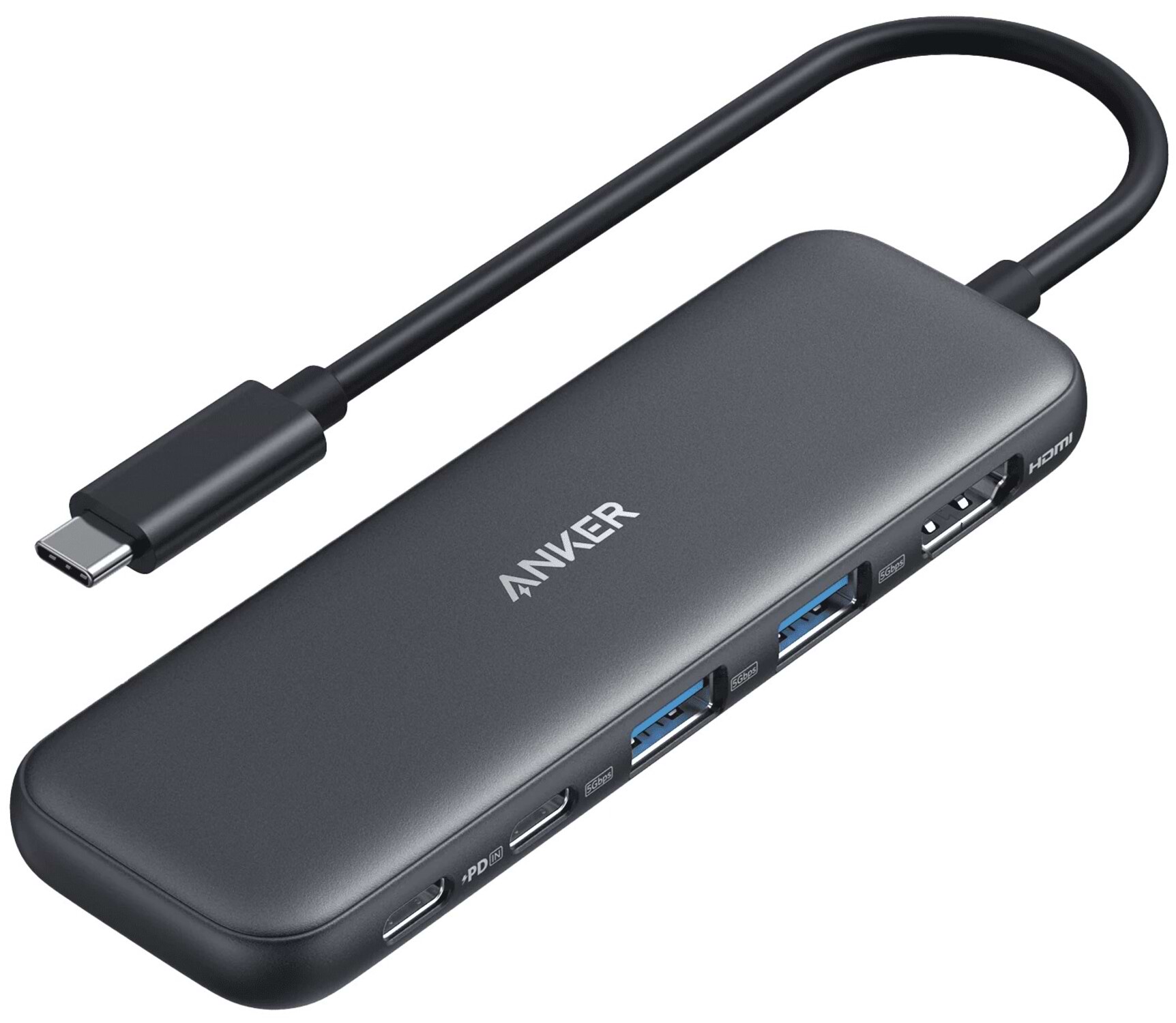 Док-станция Anker 332 USB-C Hub 5в1 Black (A8355H11)