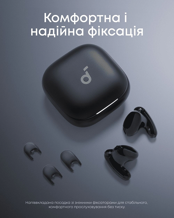 Фото - Навушники вкладиші бездротові Anker SoundСore Liberty Buds Black (D1200G11)