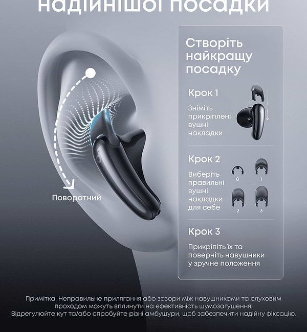 Фото - Навушники вкладиші бездротові Anker SoundСore Liberty Buds Black (D1200G11)