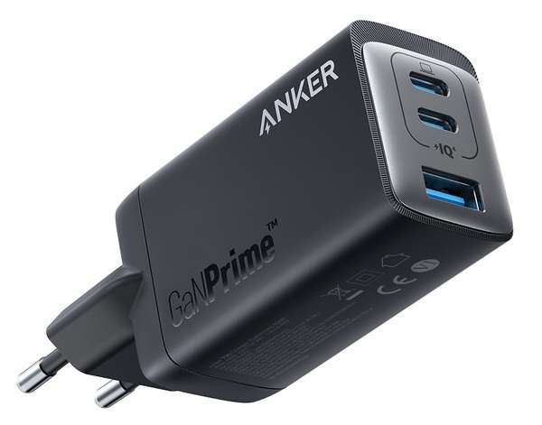Сетевое зарядное устройство Anker PowerPort 735 GaNPrime - 65W 2xPD & 1xPIQ PPS/DPDS (A2668311) - Фото 1