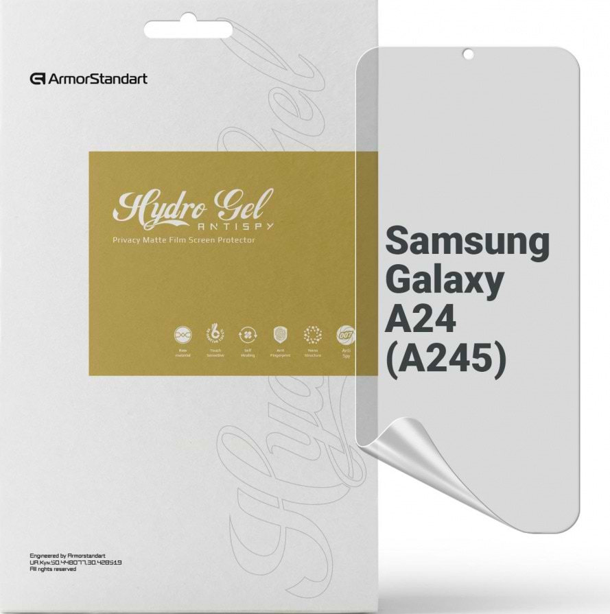 Захисна плівка для смартфону Armorstandart Anti-spy for Samsung A24 4G (A245) (ARM68014)
