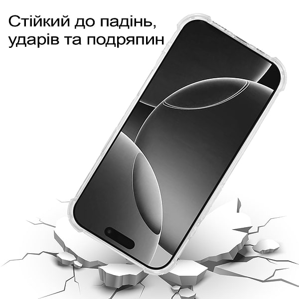 Фото - Чохол для смартфону BeCover Anti-Shock for Apple iPhone 17 Pro Max Clear (713799)