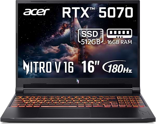 Фото - Ноутбук игровой Acer Nitro V 16 AI ANV16-42-R7BK (NH.U1FEU.002) Shale Black
