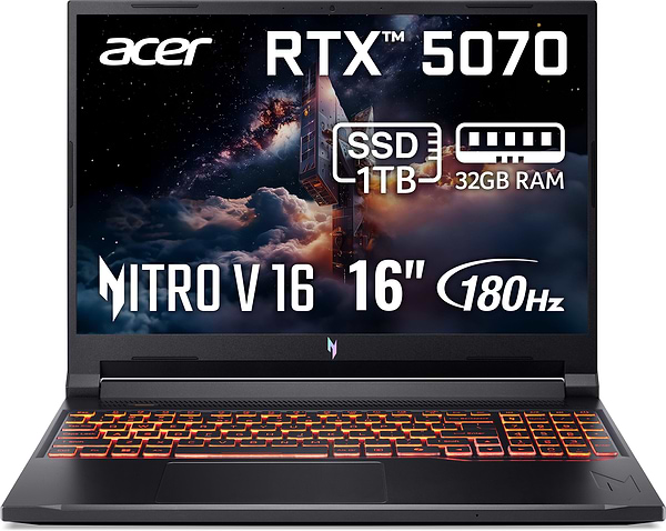 Фото - Ноутбук игровой Acer Nitro V 16 AI ANV16-42-R81K (NH.U1FEU.008) Shale Black
