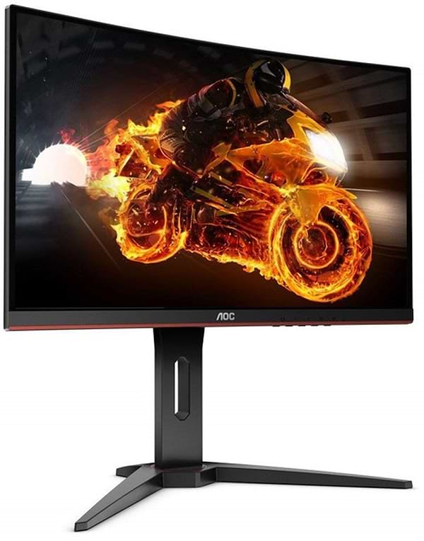 Фото - Монитор игровой AOC C24G1 Black-Red