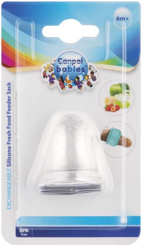 Фото - Насадка для ниблеров Canpol babies Сменная сеточка, силиконовая прозрачная, 1 шт. (56/111)
