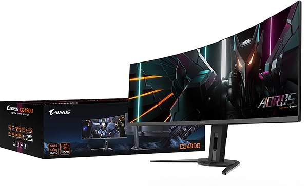 Фото - Монитор игровой Gigabyte AORUS OLED CO49DQ Gaming