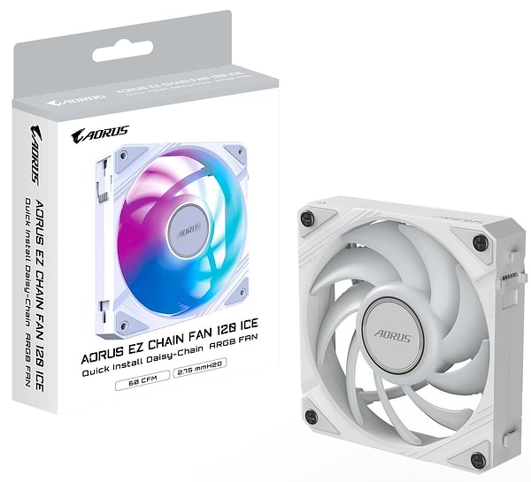 Фото - Корпусний вентилятор Gigabyte GP-ECFAN1201 ICE