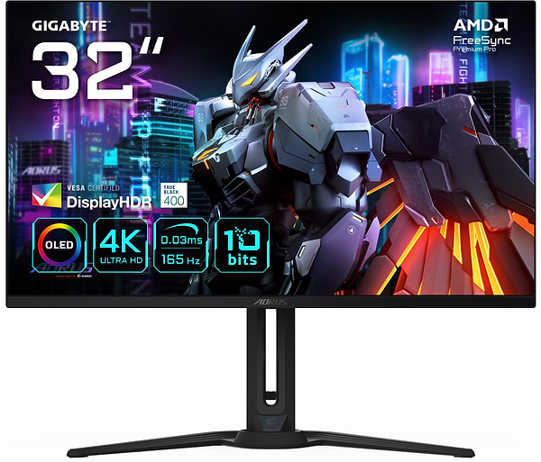 Фото - Монітор ігровий Gigabyte AORUS OLED FO32U