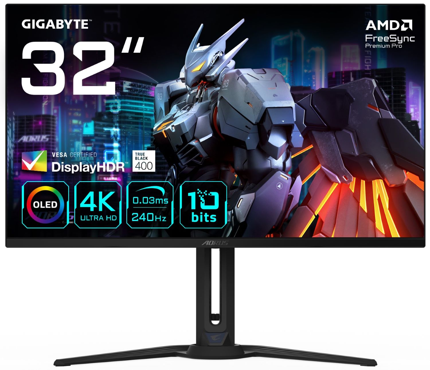 Монитор игровой Gigabyte AORUS OLED FO32U2 - Фото 1