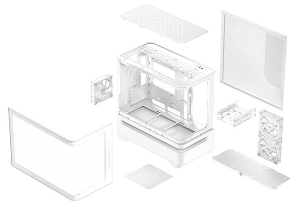 Фото - Корпус Asus Prime AP202 ARGB Tempered Glass White без БП