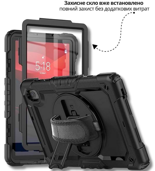Фото - Чехол для планшета BeCover FortTab for Lenovo Tab M11 TB-TB330/Xiaoxin Pad 11" 2024 Black (714719)
