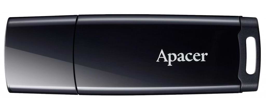Флеш USB Apacer AH336 64GB USB 2.0 Black (AP64GAH336B-1) - Фото 1