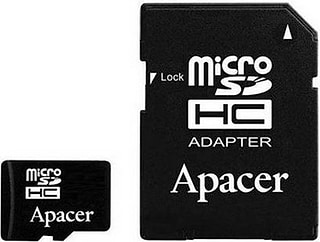 Карта памяти microSD Apacer microSDHC 32GB C10 UHS-I + SD адаптер (AP32GMCSH10U1-R) - Фото 1