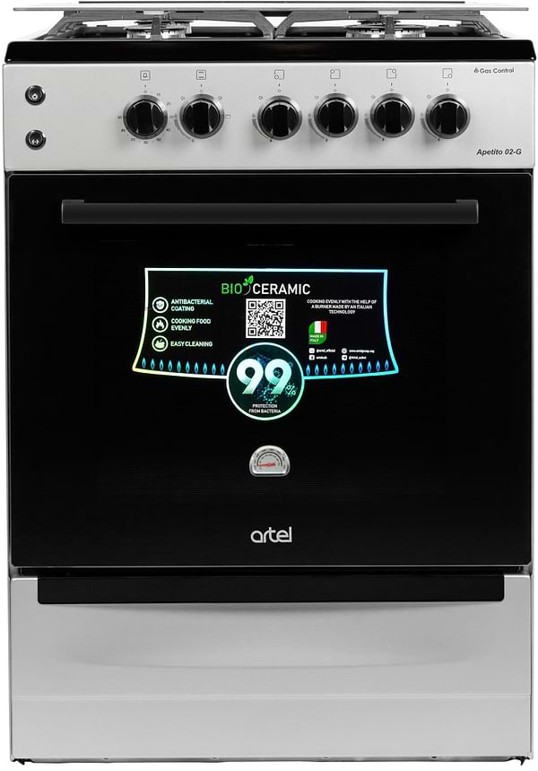 Фото - Плита газова ARTEL APETITO 02-G Grey