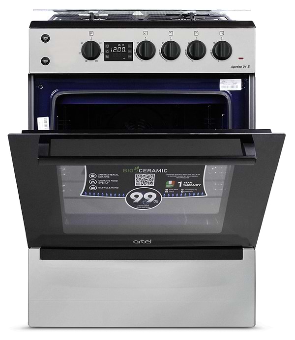 Фото - Плита газова ARTEL APETITO 04-E Grey