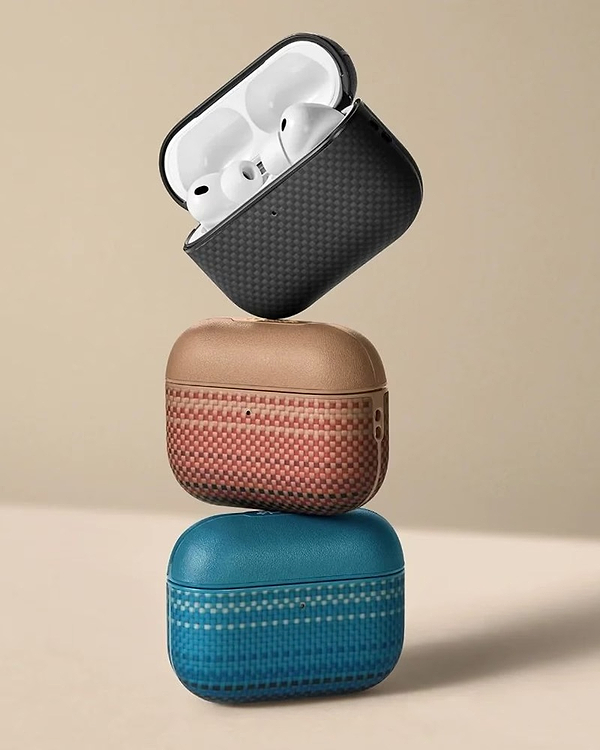 Фото - Чохол для навушників Pitaka Aramid Fiber Magnetic Case Moonrise for Airpods Pro 3rd Gen (APM2503)