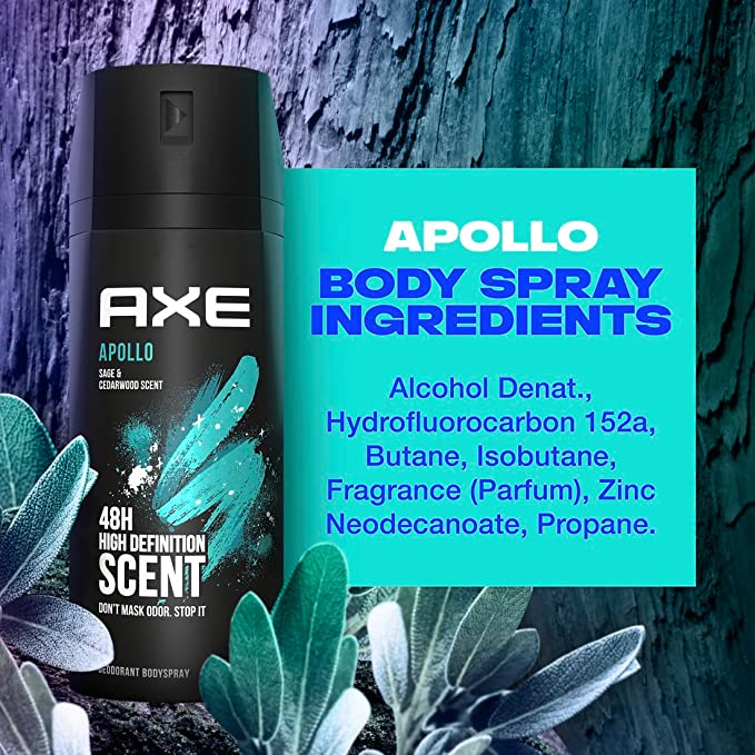 Дезодорант аерозольний AXE Apollo 150мл купити - ціна, характеристики ...