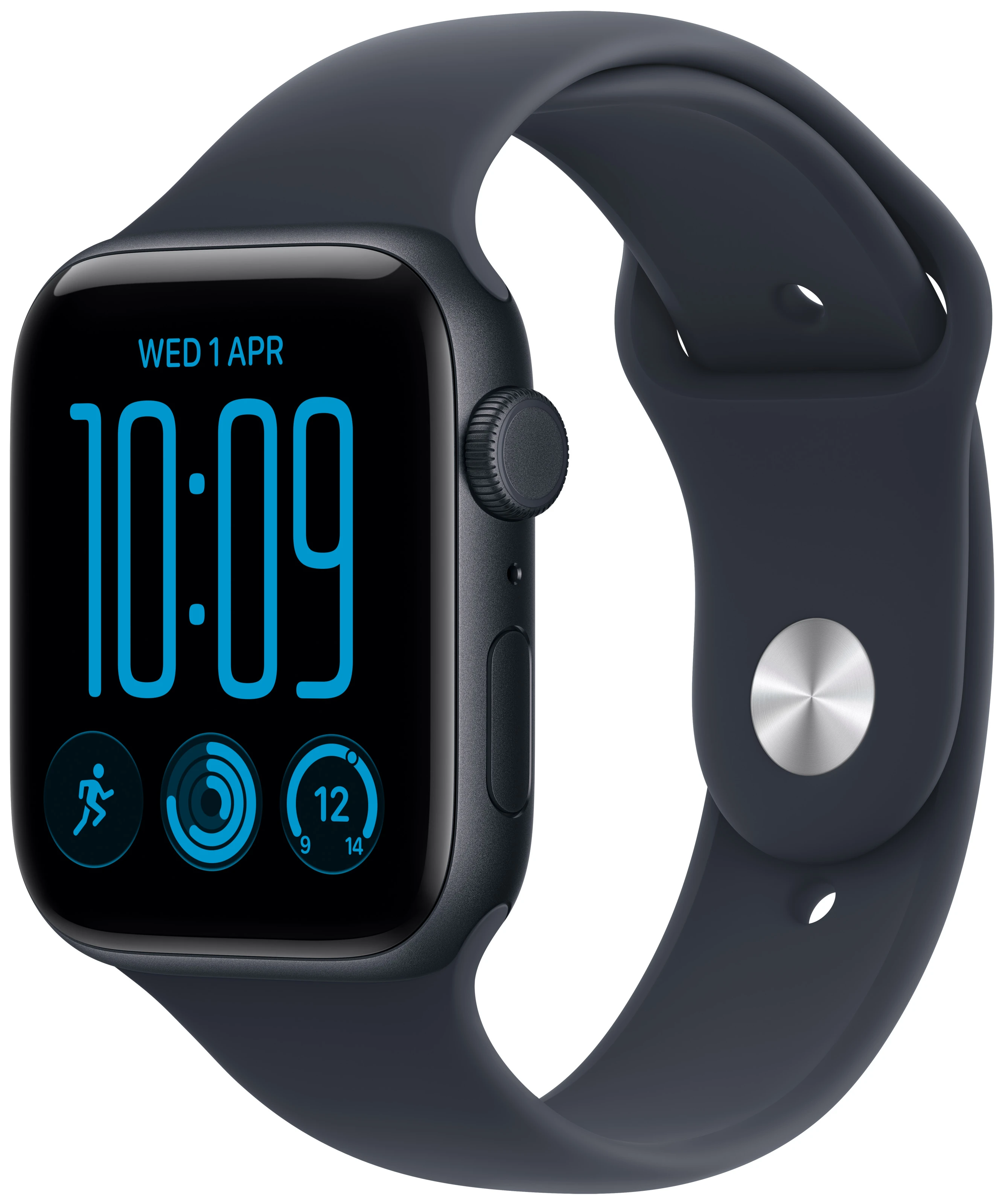 Смарт-часы Apple Watch SE 3 GPS + eSIM 40mm Midnight Aluminium Case with Navy Blue Sport Band - S/M