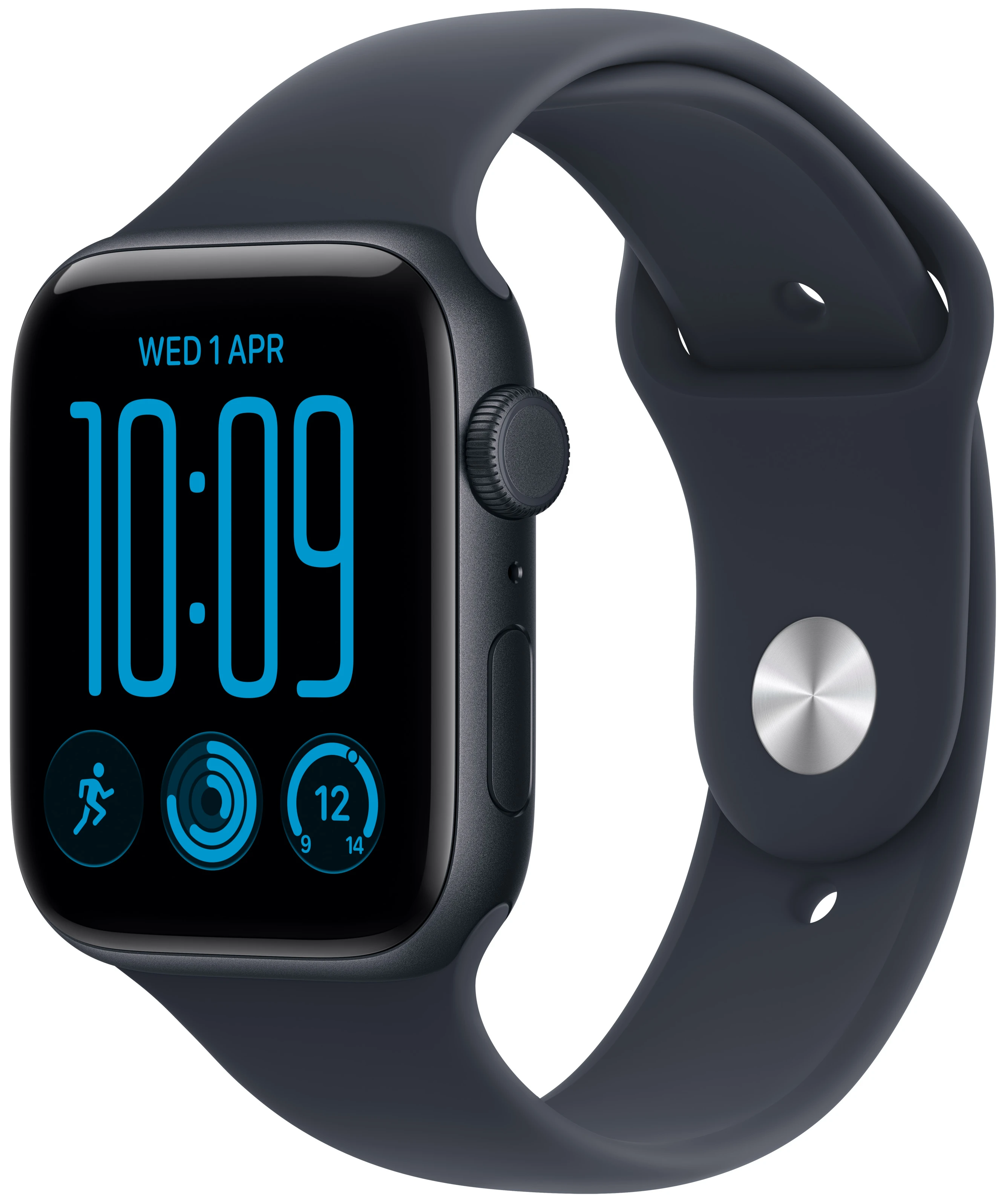 Смарт-часы Apple Watch SE 3 GPS + eSIM 40mm Midnight Aluminium Case with Navy Blue Sport Band - M/L