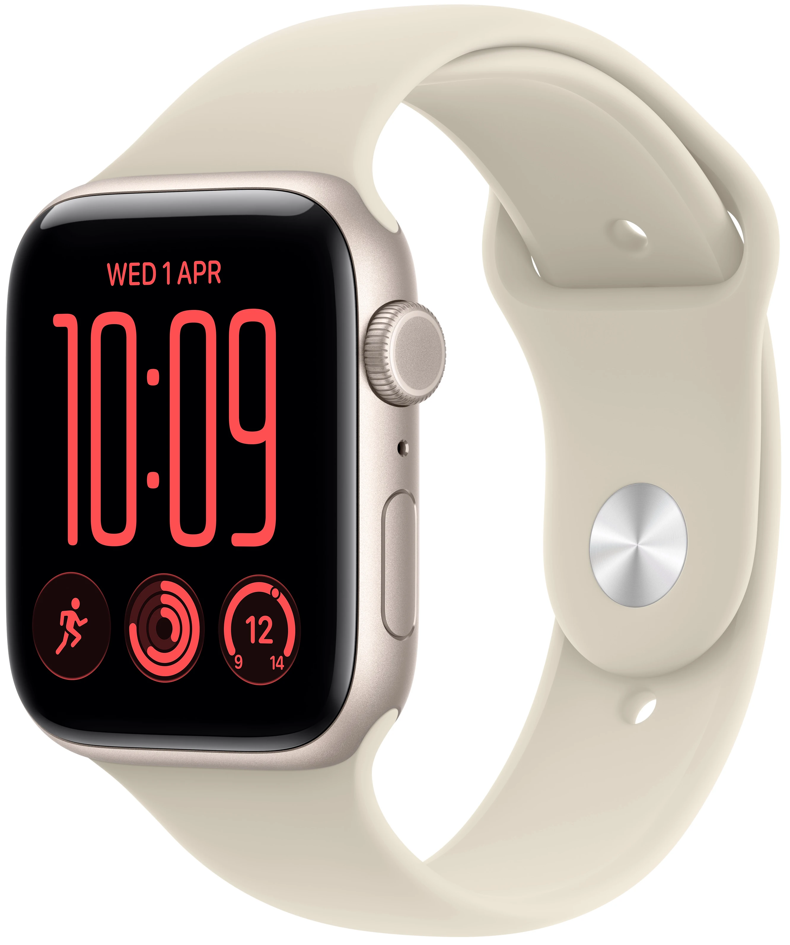 Смарт-часы Apple Watch SE 3 GPS + eSIM 40mm Starlight Aluminium Case with Sand Sport Band - S/M